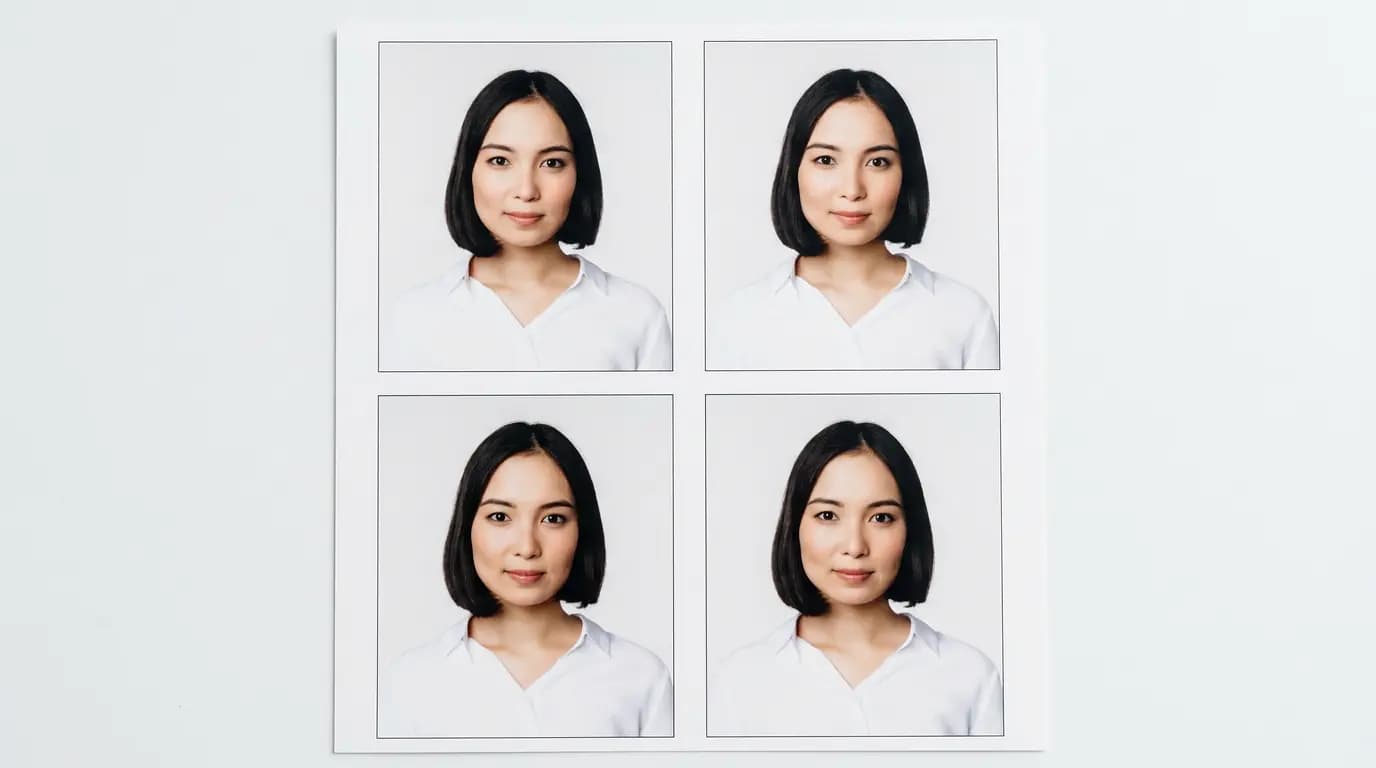 Passport Size Photo (4 copies)