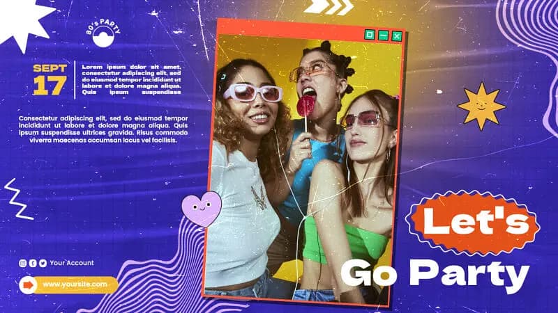 Tarpaulin Print: Let’s Go Party