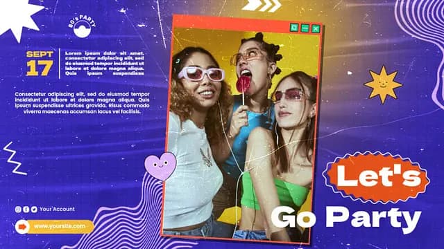 Tarpaulin Print: Let’s Go Party
