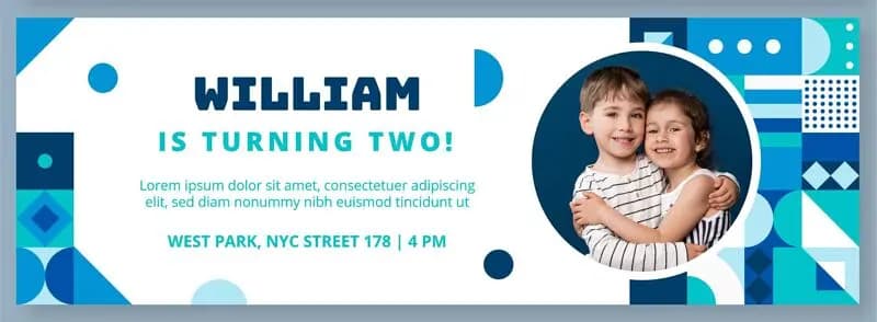 Tarpaulin Print: William’s Birthday Party