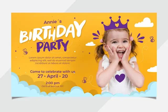 Tarpaulin Print: Annie’s Birthday